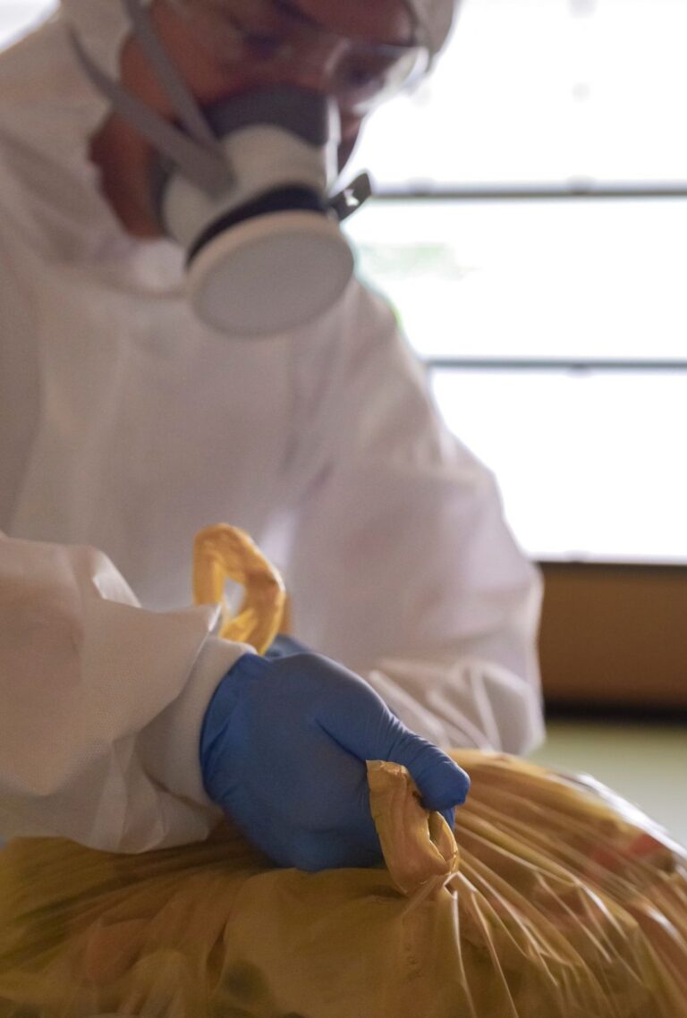 Spezialreiniger im Einsatz